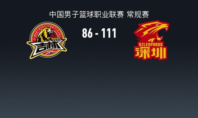 CBA战报：深圳111-86大胜吉林取CBA7连胜，特奎维恩-史密斯24+3+8